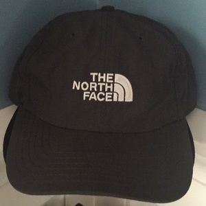 North Face nylon adjustable hat in gray